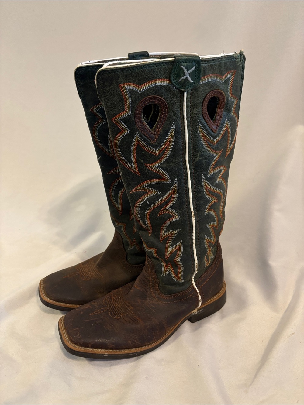 Twisted X Boys Boots Size 2 Western Cowboy